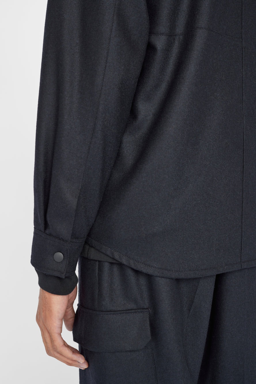 shirt arm sleeve view